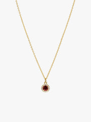 January Birthstone Necklace