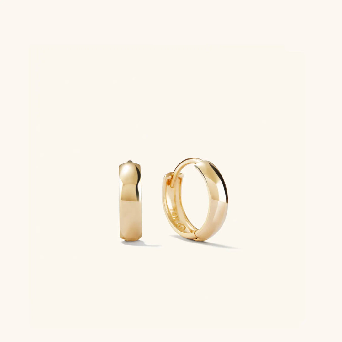 Bold Huggie Hoops - Hoops - OOTDY