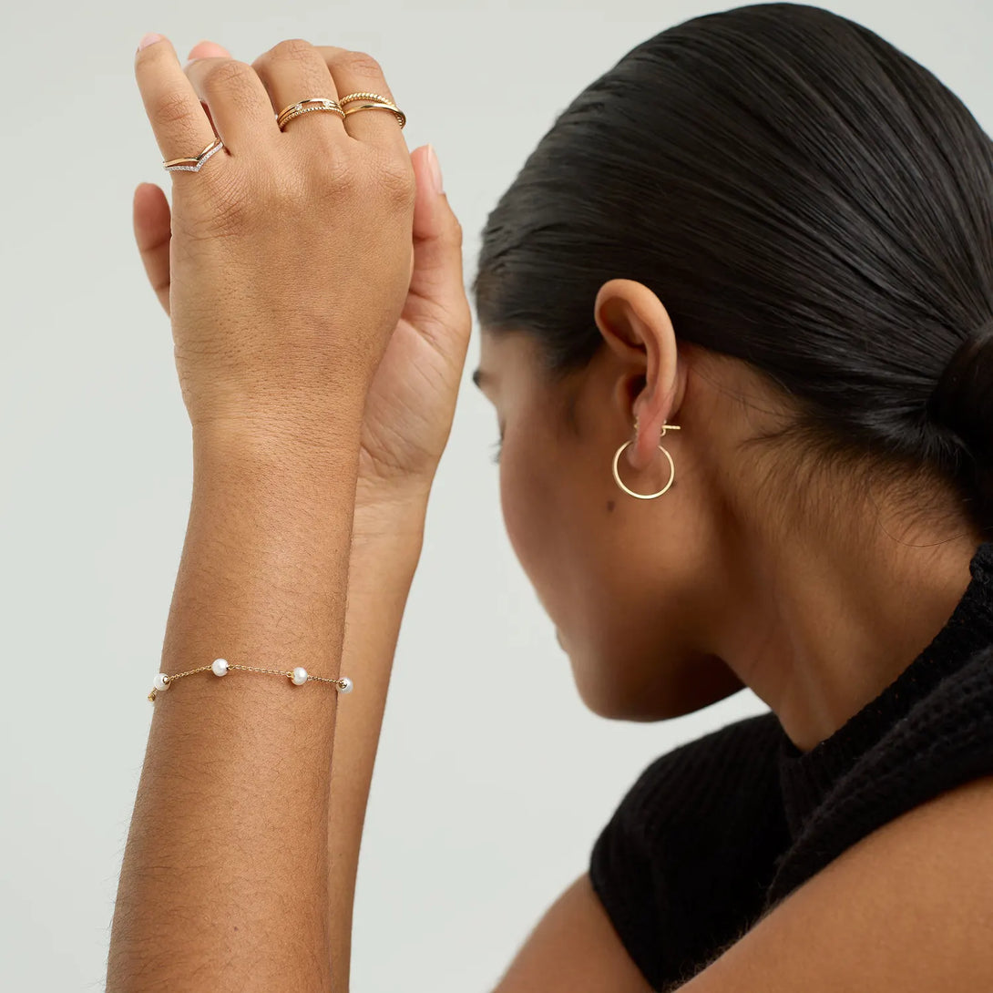 Mini Pearl Satellite Bracelet - - OOTDY