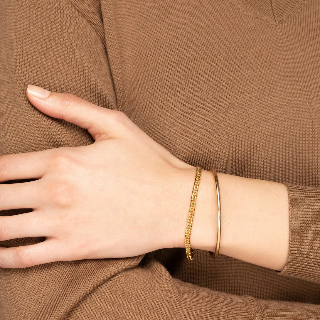 Double Curb Chain Bracelet - Chain Bracelets - OOTDY
