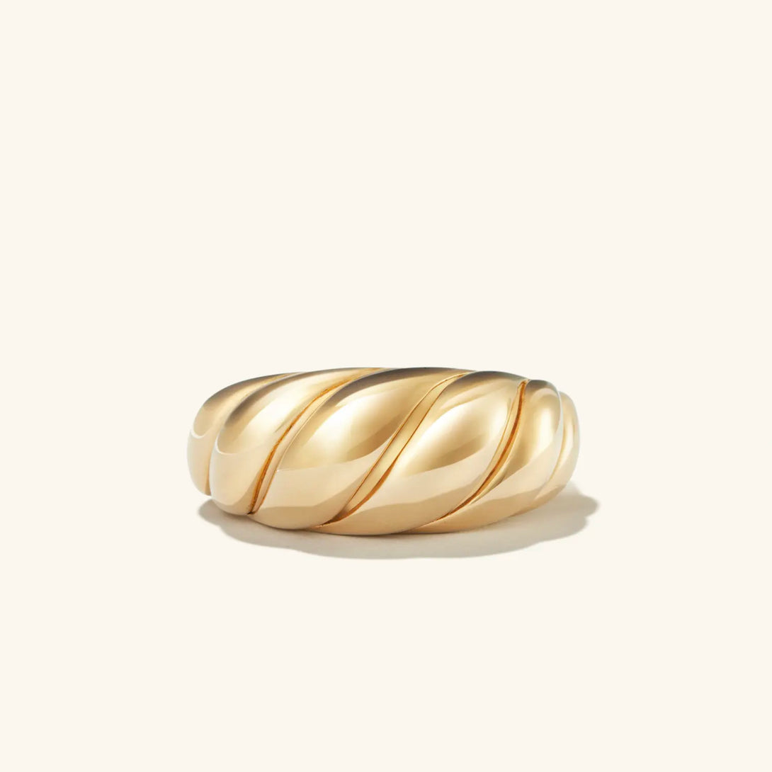 Croissant Dôme Ring - - OOTDY