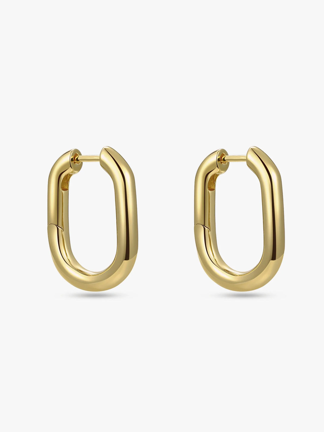 Block Classical U Huggie Earrings - OOTDY