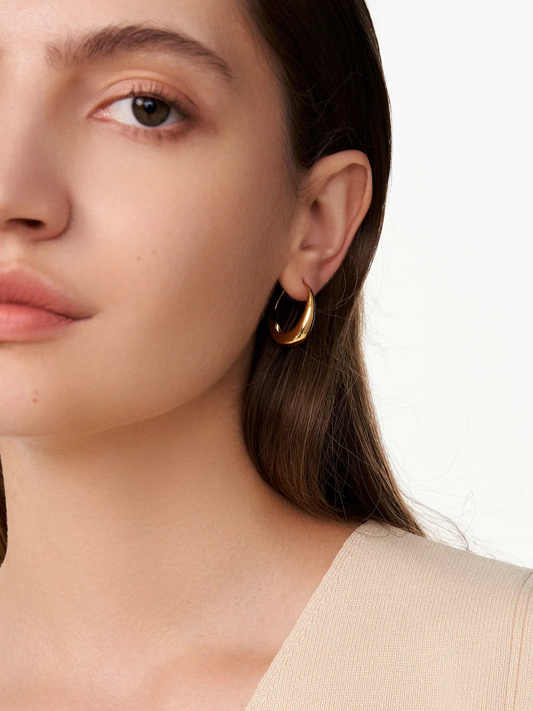 Semicircle Daily Tube Hoop Earrings - OOTDY