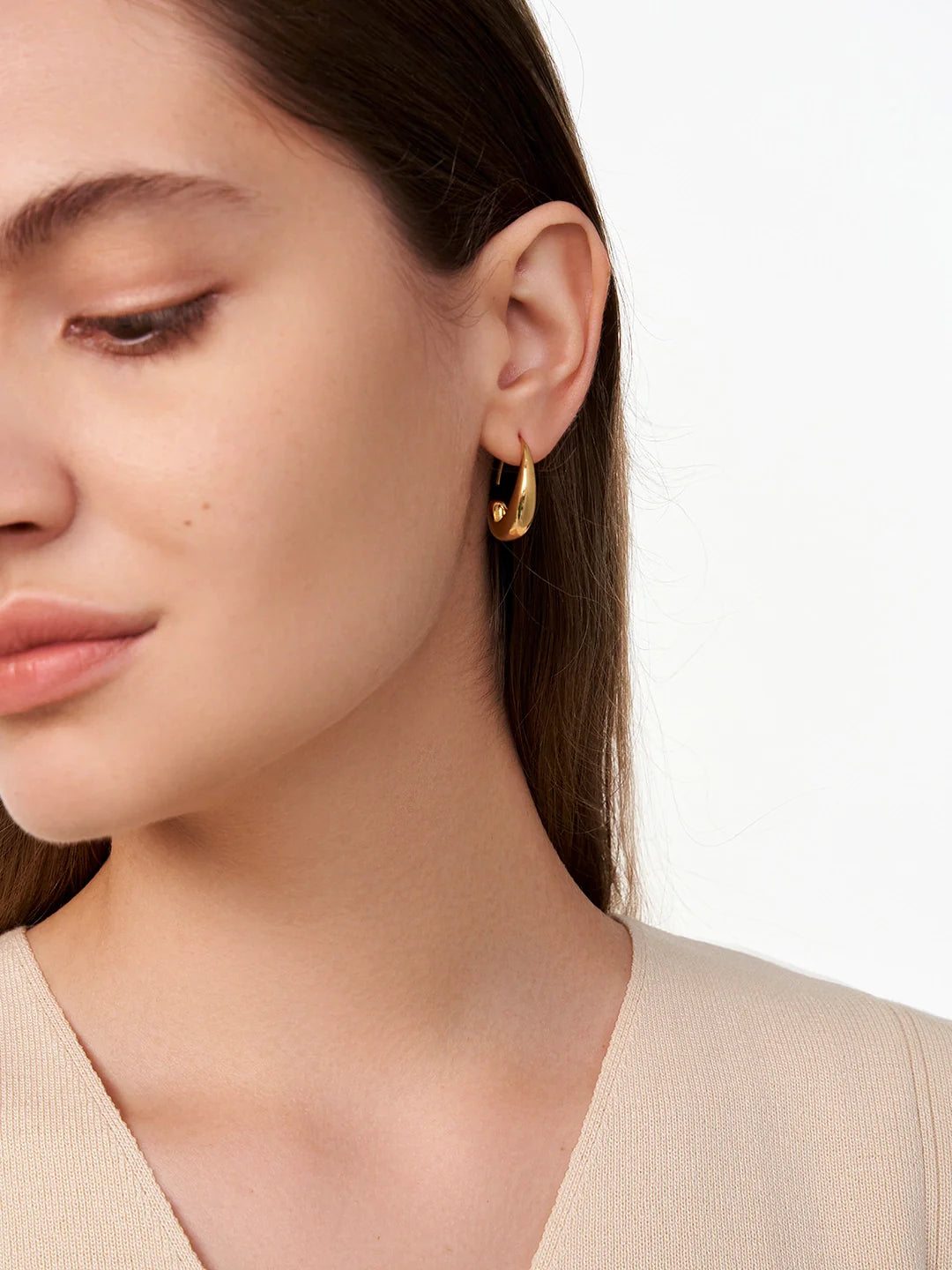 Semicircle Daily Tube Hoop Earrings - OOTDY