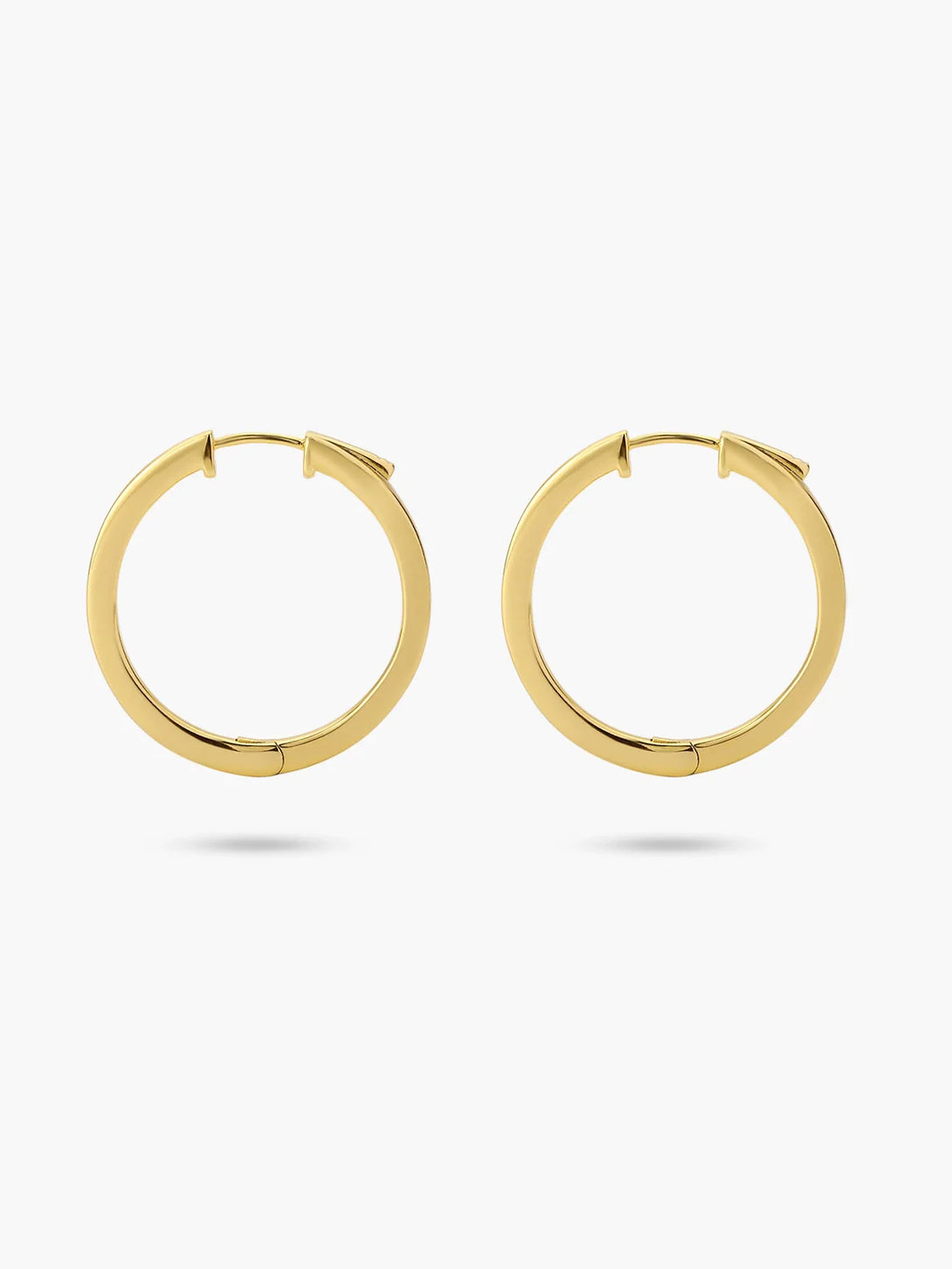 Delicate Thin Round Hoop Earrings - OOTDY