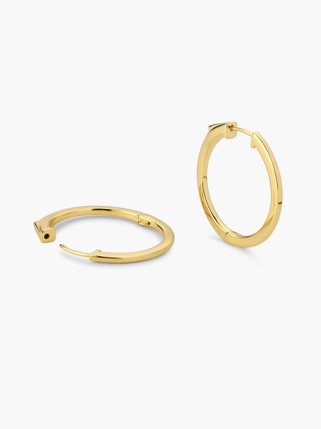 Delicate Thin Round Hoop Earrings - OOTDY