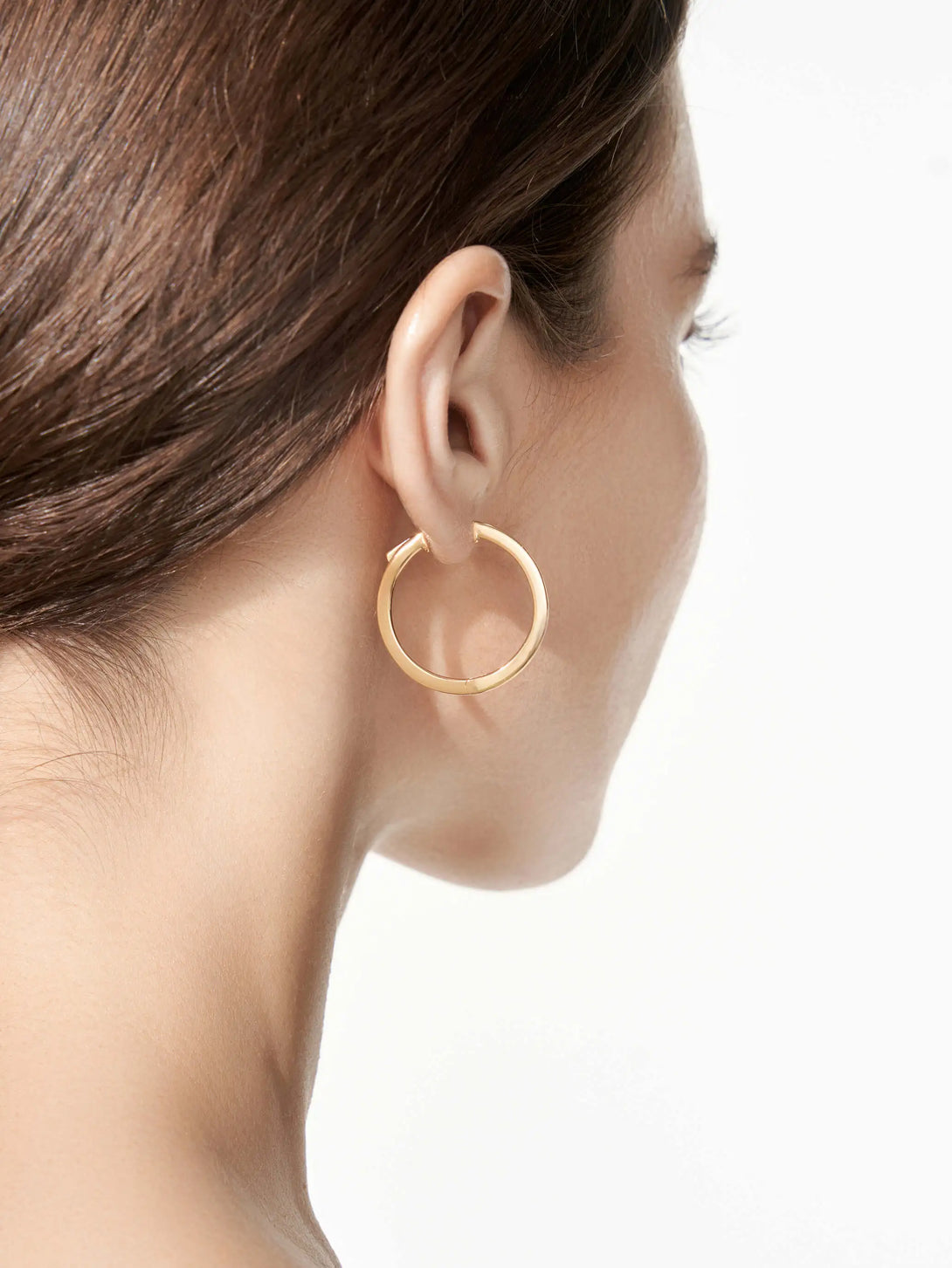 Delicate Thin Round Hoop Earrings - OOTDY