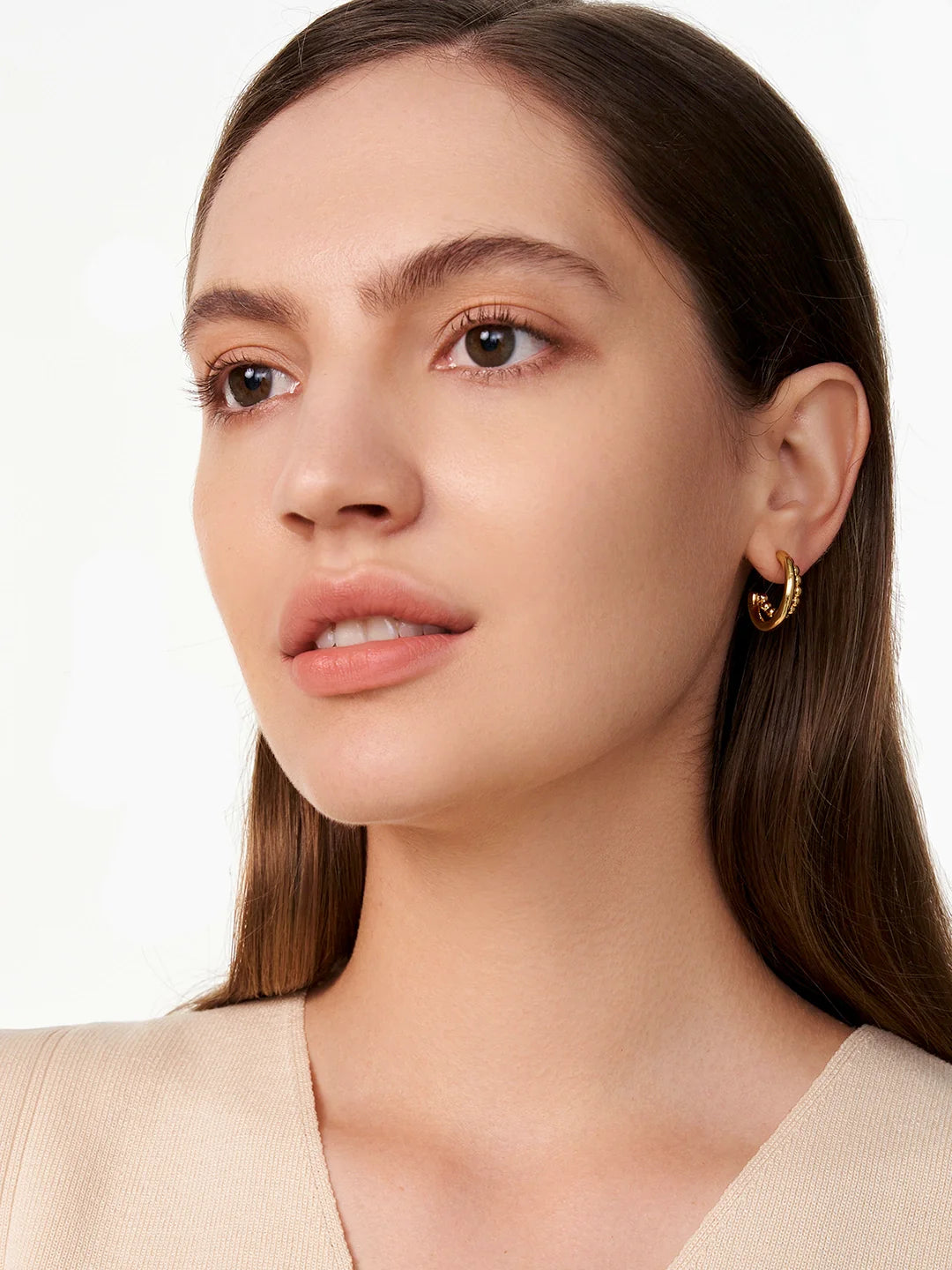 Delicate Double Hoop Earrings - OOTDY