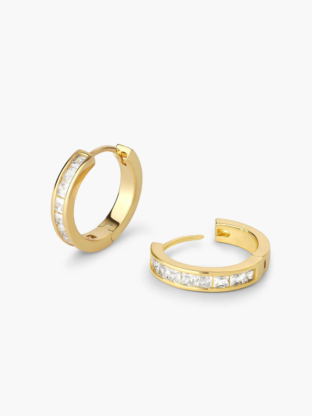 Classical Pave Huggie Earrings - OOTDY