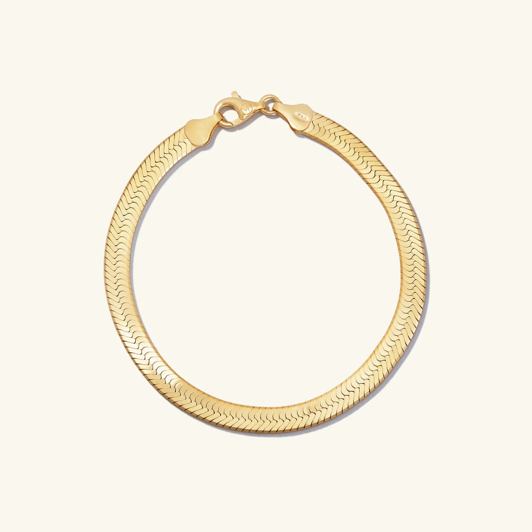 Bold Herringbone Chain Bracelet - - OOTDY