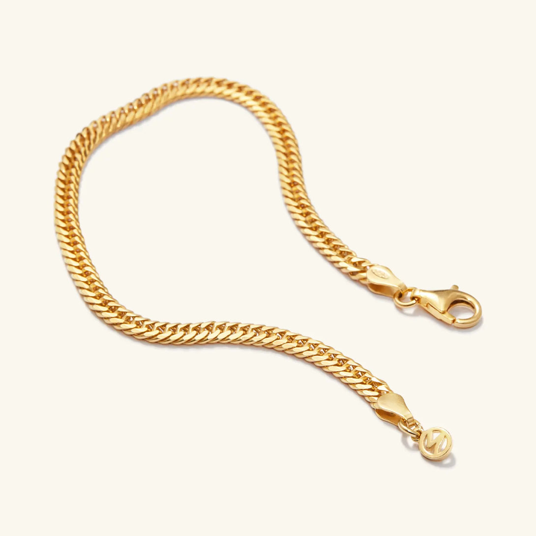 Double Curb Chain Bracelet - Chain Bracelets - OOTDY