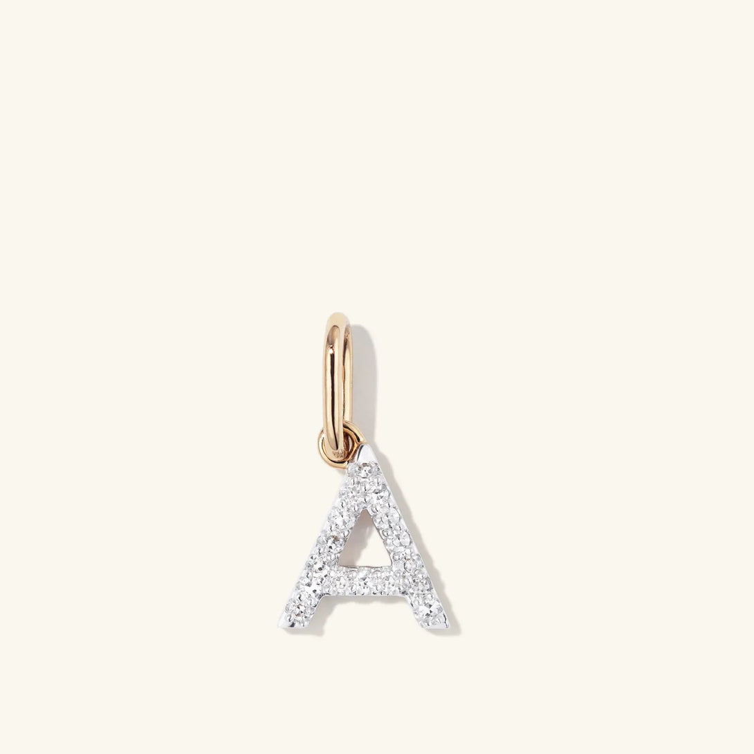 Diamond Letter Charm - - OOTDY